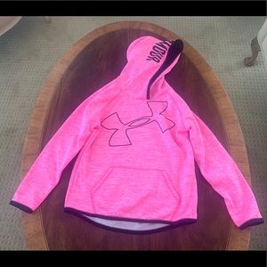 Under Armour girls hot pink sweatshirt